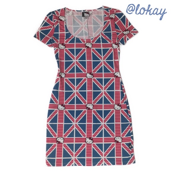 union jack bodycon dress